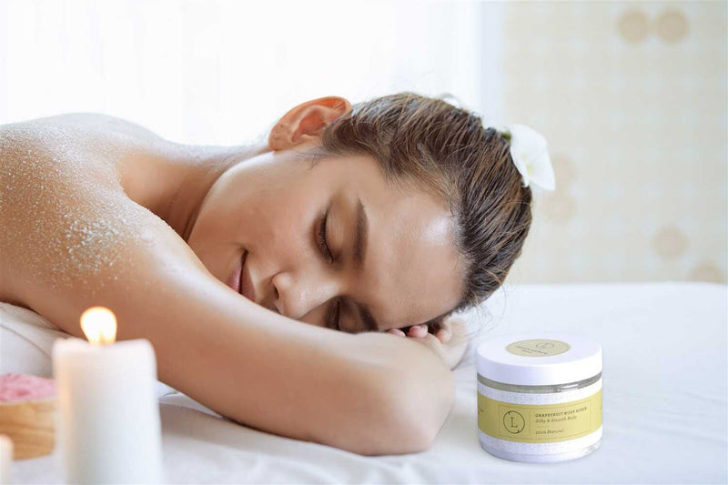 Grapefruit body scrub